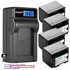Kastar Battery LCD Wall Charger for Canon BP-727  Canon LEGRIA HF M46 Camera
