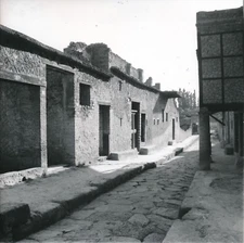 HERCULANUM c. 1960 - Rue Nord-Sud  Cardo IV Maisons Italie - Div 12516