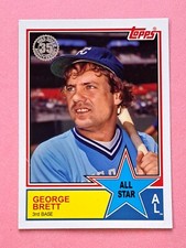 2018 Topps Baseball Card 1983 Topps 35th Anniversary #83AS-74 George Brett NM