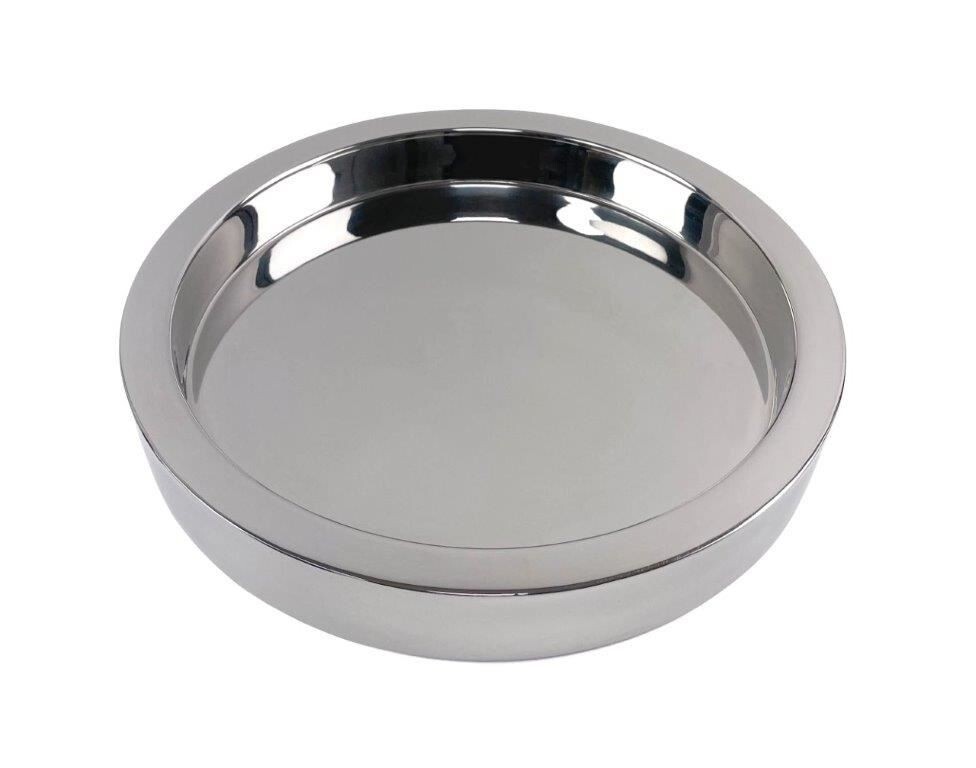 Highly Polished Double Walled Waiters 14"" Tray Serving Catering Pub Restaurant