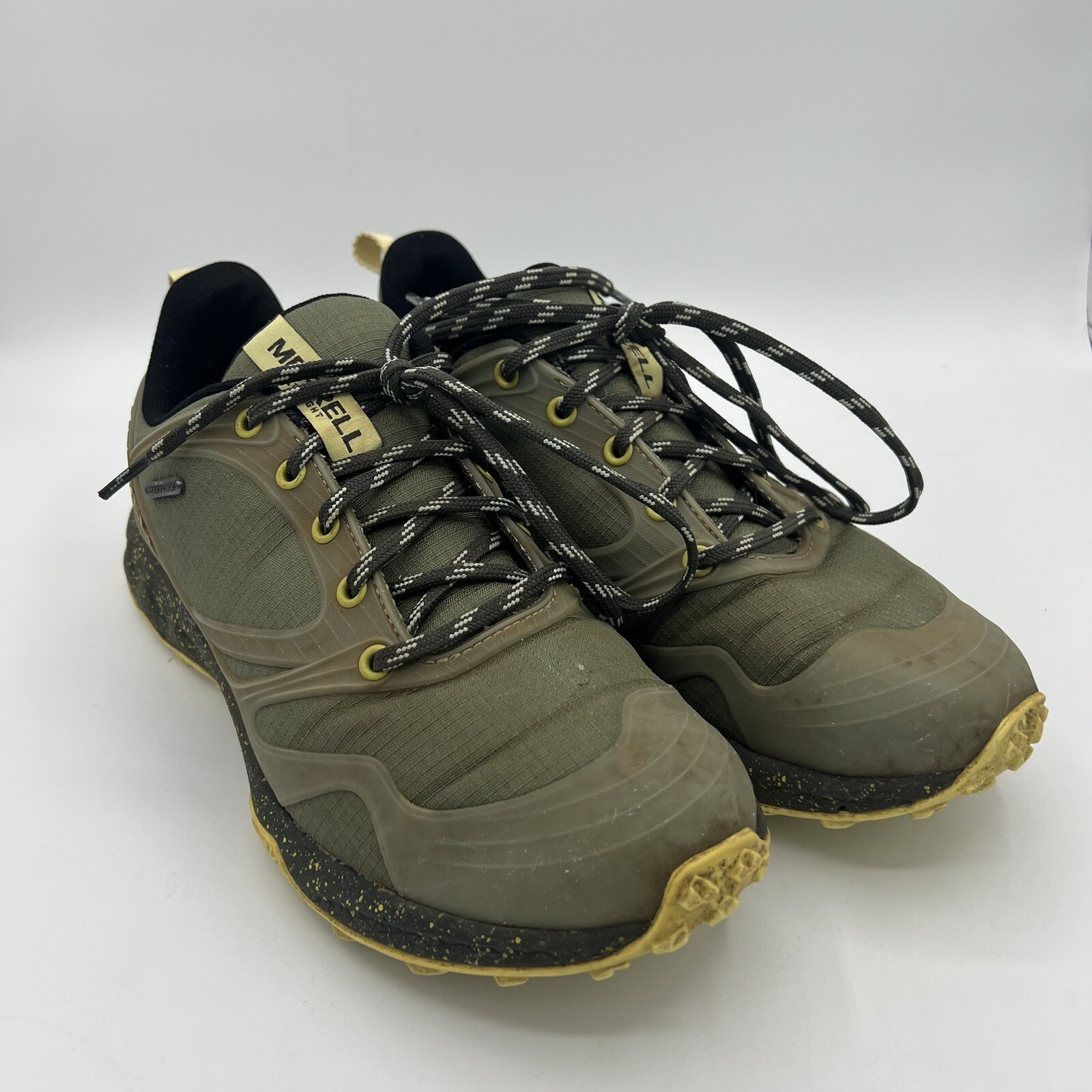 Scarpe da trekking Merrell Altalight impermeabili da donna 7 5 verde lichene trail running