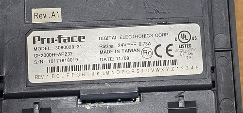 Pro - Face GP2301H-LG41-24V + GP2000H-A232 - Bild 4 von 9