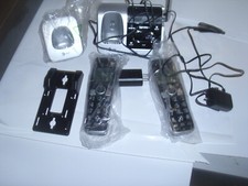 AT T BL102-2 Black Silver DECT 6.0 2 Handset Answering System With Call Blocker