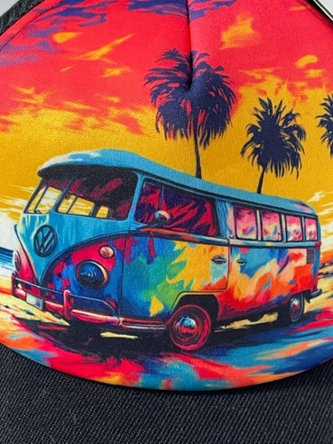 Open Road Volkswagen Bus VW Trucker Hat Cap OS New With Tags - Picture 6 of 6
