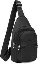 Small Sling Backpack Crossbody Chest Bag Hiking Travel Daypack Fanny
