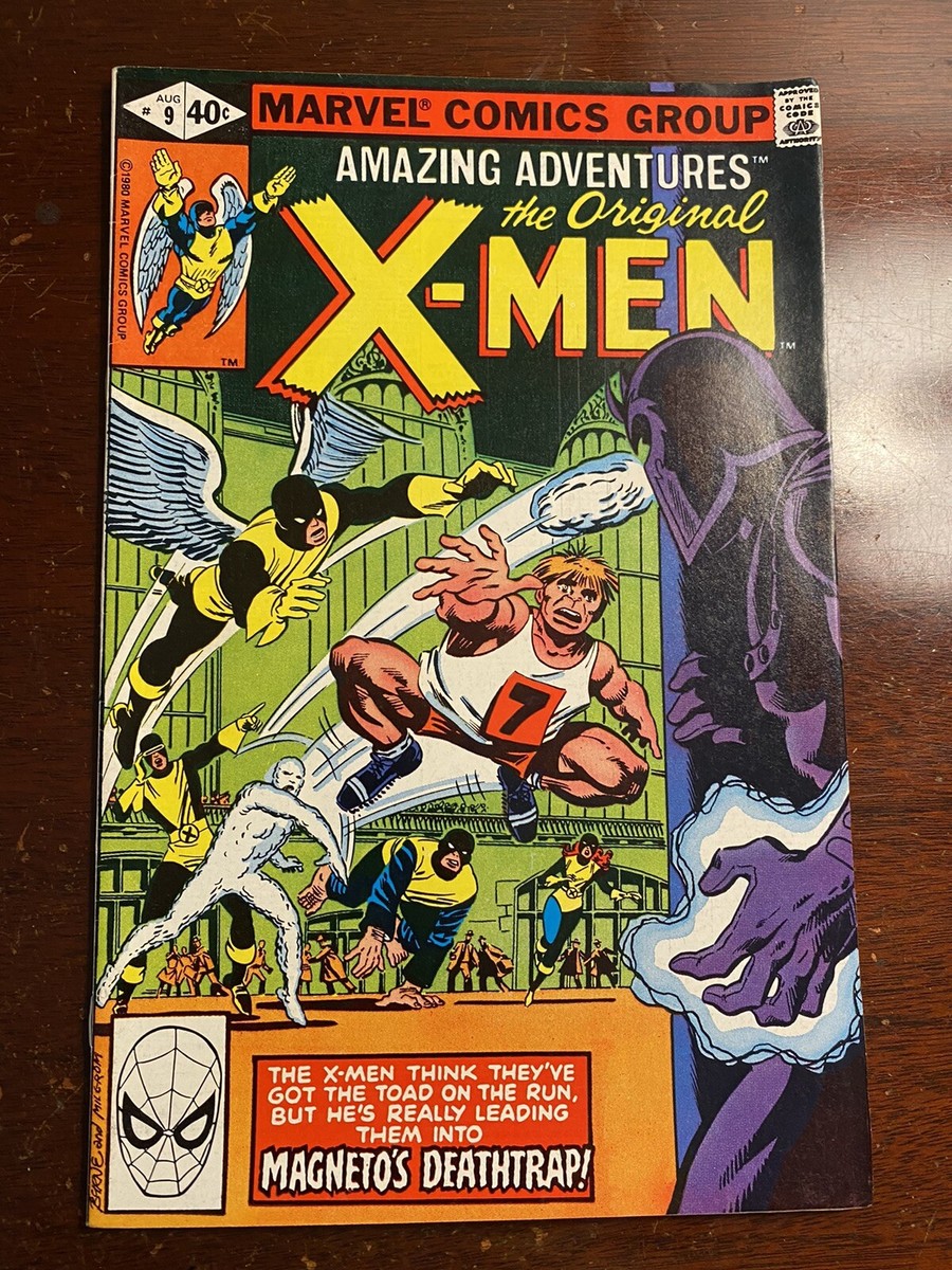 Comic Book. Amazing Adventures of the Original X-Men #9 Aug 1980