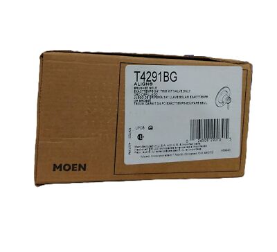 MOEN Align ExactTemp 1-Handle Valve Trim Kit in Brushed Gold Valve Not Included
