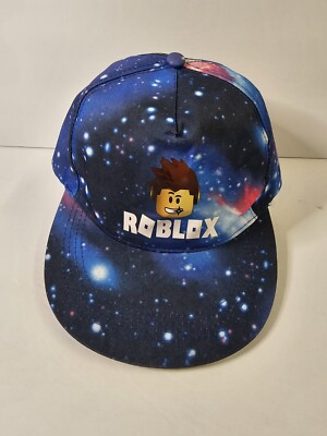 Roblox Baseball Snapback Hat Cap Blue Galaxy