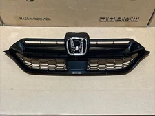for 2020-2022 HONDA CRV Front Bumper Upper Grille Assembly w/ Chrome EMBLEM New