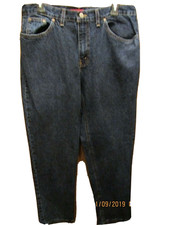 WOMENS FADED GLORY CLASSIC FIT 100 COTTON BLUE JEAN PANTS SIZE 14P INSEAM 30