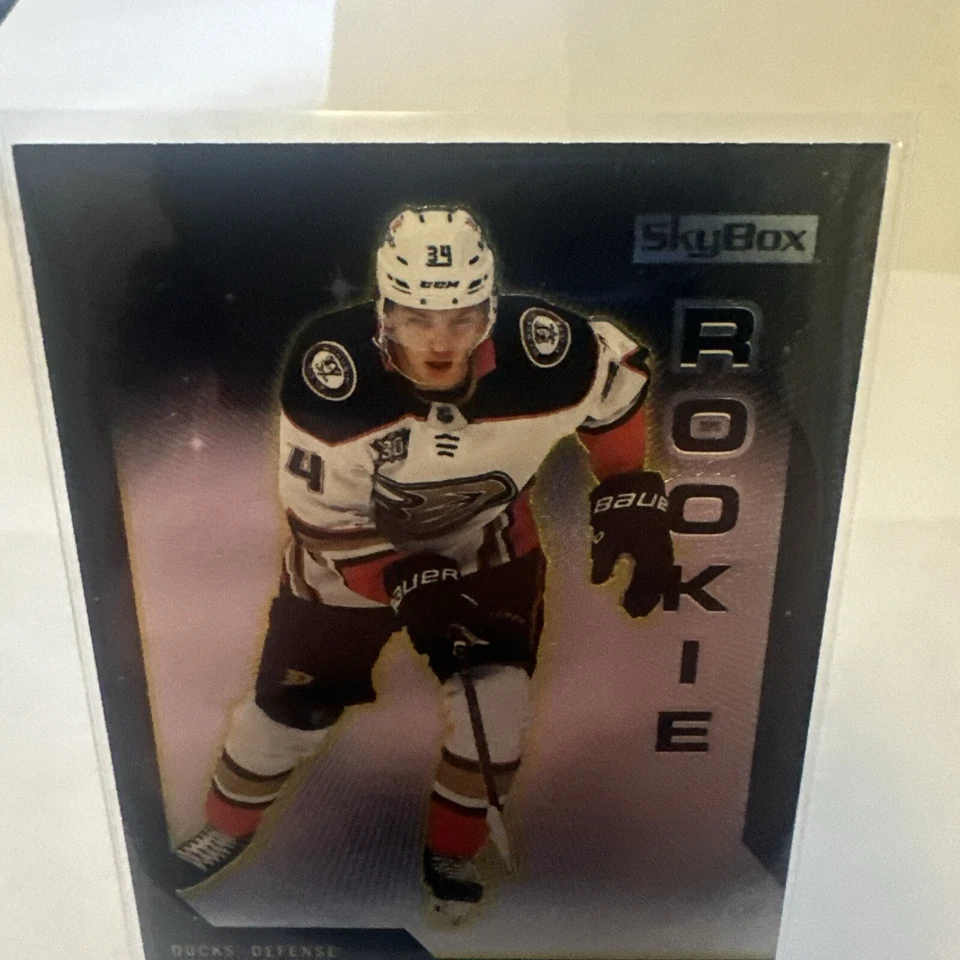 2023-24 SkyBox Metal Universe Rookie  #R-40 Pavel Mintyukov - Image 3 of 4