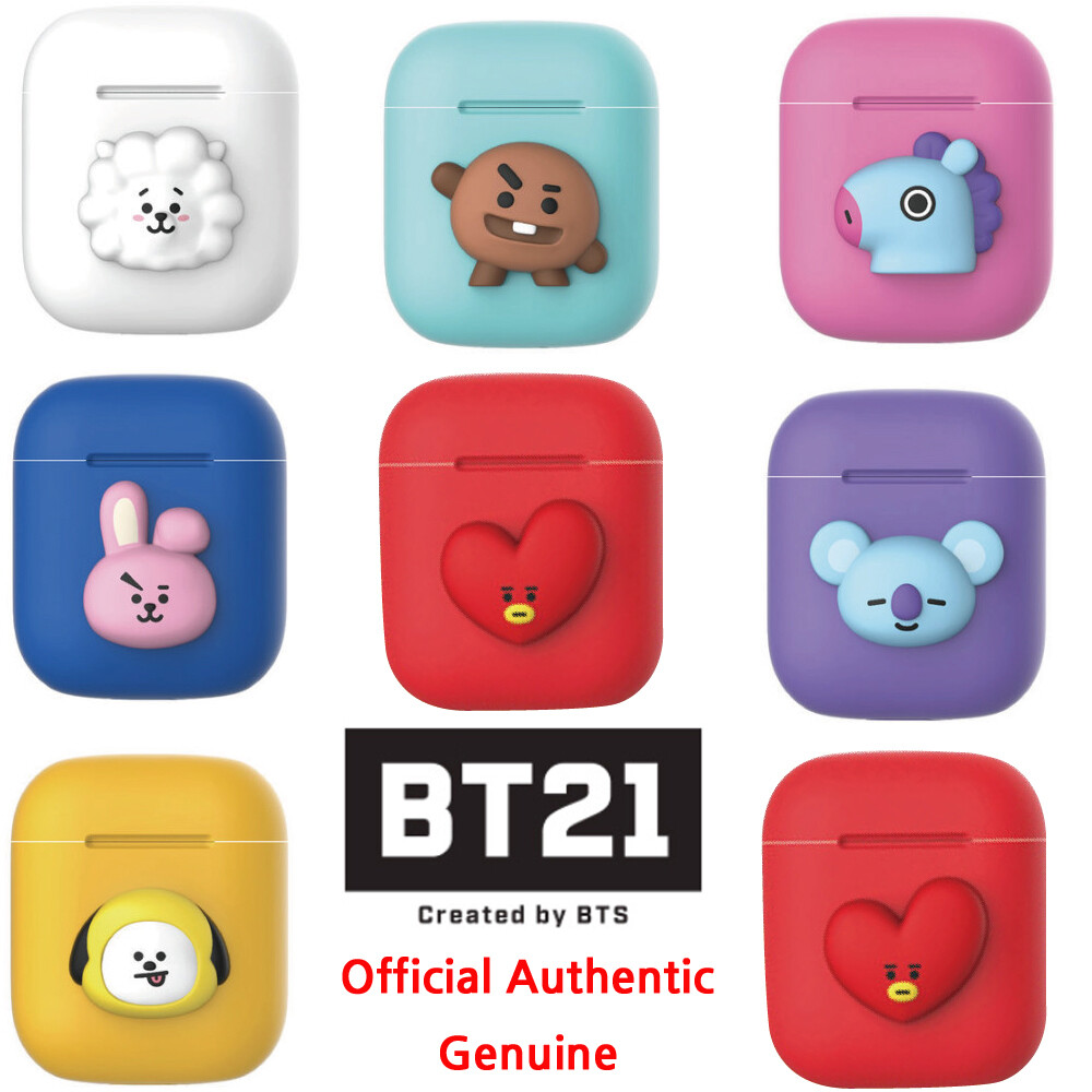 BTS BT21 Official For AirPods Case Silicon Cover Skin Authentic | eBay