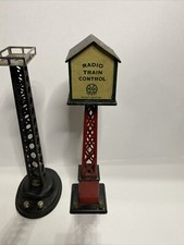 Vintage Marx Radio Train Control Station No. 7 Light Tower O Gauge - Untested