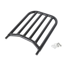 Black Backrest Sissy Bar Luggage Rack For Ind...