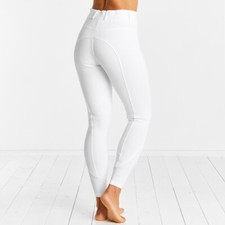 Farnell Breeches Full Grip Seat White