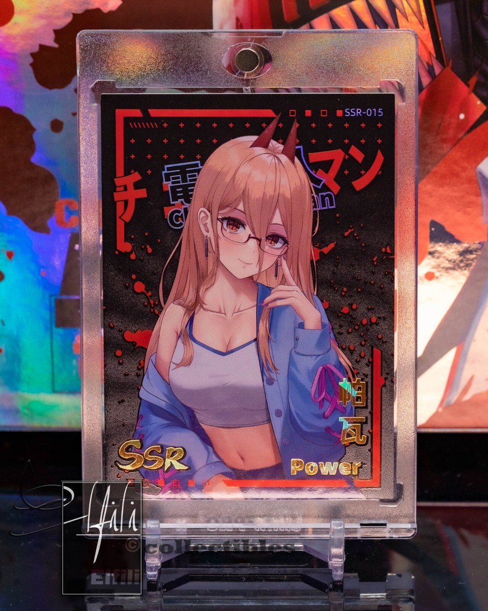 Power Premium Trading Card SSR-015 2023 Chainsaw Man Gold Foil CCG