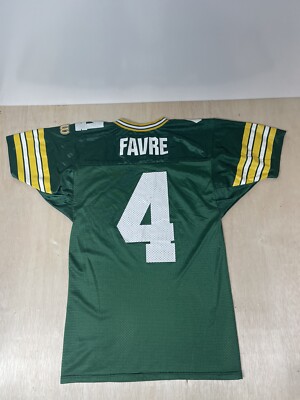 Vintage Brett Favre Jersey Mens Medium Green Bay Packers NFL