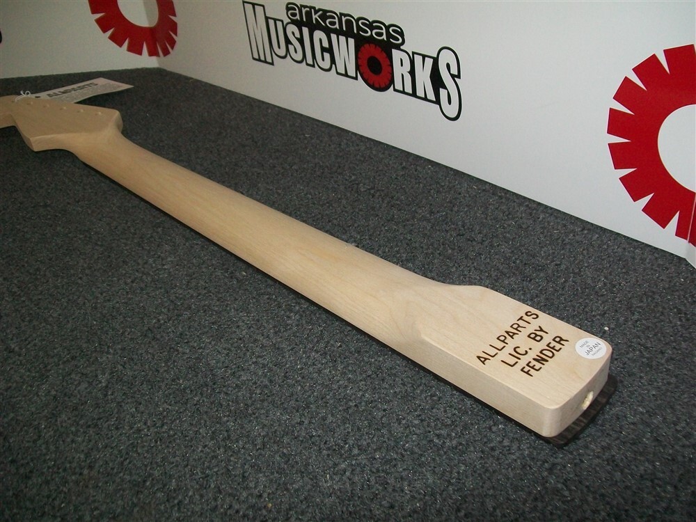 NEW - Allparts Fender Licensed Maple Fender Strat Neck, Ebony