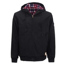 BOCOMAL FR Hoodies Heavyweight Jacket Flame CAT 3 Size XL Black NFPA Lined Insid