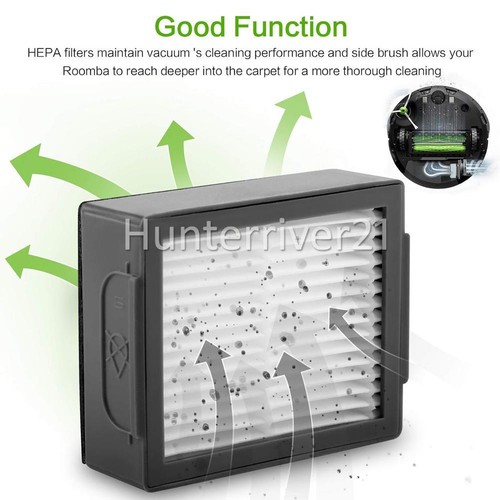 3 Pack HEPA Dust Filters for Irobot Roomba I3 I3+ I7 I7+ I8 I8+ E5 E6 E7 & J7 - Picture 4 of 10