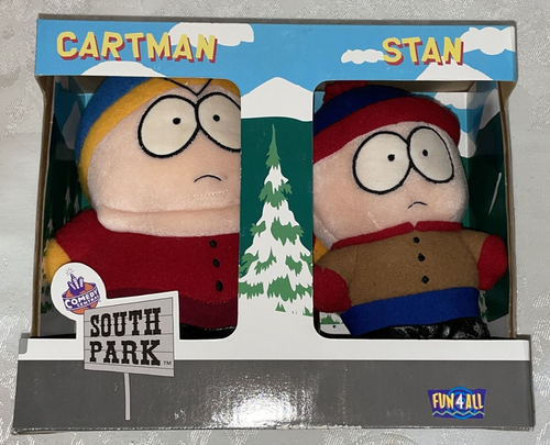South Park Fun 4 All Comedy Central Kenny Kyle Cartman Stan 6" Plush Figures Box - Picture 4 of 5