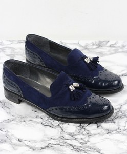 russell and bromley navy loafers