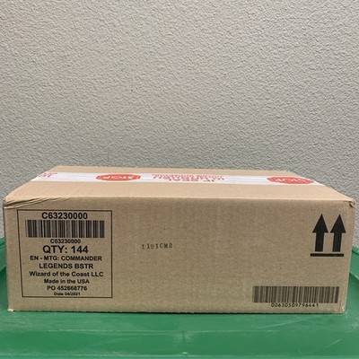 commander legends booster box case Magic the Gathering Commander Legends Draft Booster 6-Box Case SEALED NEW