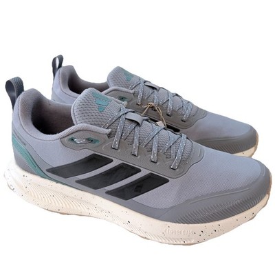 Adidas Run Falcon 5 Trailrunning Sneaker Grau Herren Größe UK 8,5 NEU