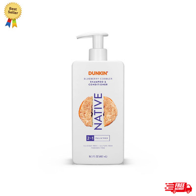 Native | Limited Edition | Blueberry Cobbler |2-In-1 Shampoo and Conditioner| 16