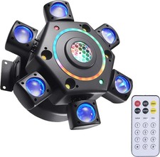 6 Arms Moving Head Light Laser RGBW LED Disco DMX Stage Lighting Beam
