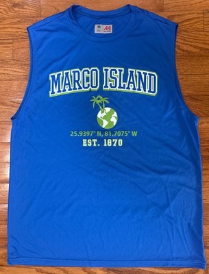 Marco Island, FL Florida Beach Sunshine Vacation Sleeveless T-shirt Adult M