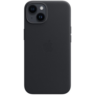 Leder-Case MagSafe für das Apple iPhone 14 - Midnight