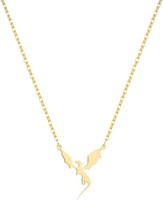Goldene Drachen-Halskette Mit Tier-AnhäNger, SüßE Goldkette, Schmuck Geschenk