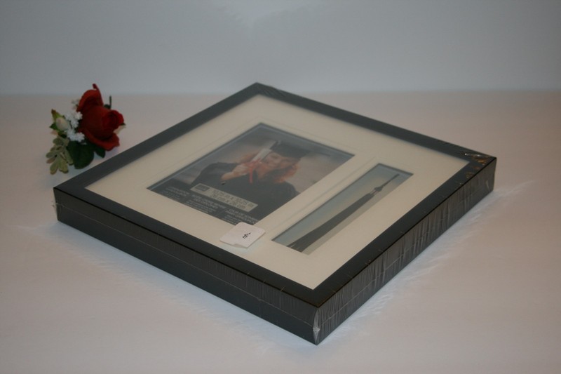 New  10.25” X  10.25” Black Shadow Box Frame for 5x7 Graduation Photo & Tassel