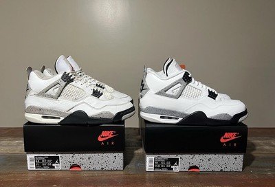 【本物保証 /関税・送料無料】Nike Air Jordan 4 RETRO Cement エア ジョーダン 4 レトロ 'White Cement Grey' 発売日. Nike SNKRS