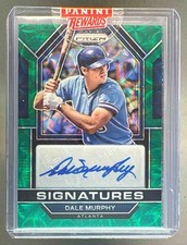 Dale Murphy 2023 Panini Prizm #SIG-DM Green Scope Signatures Auto