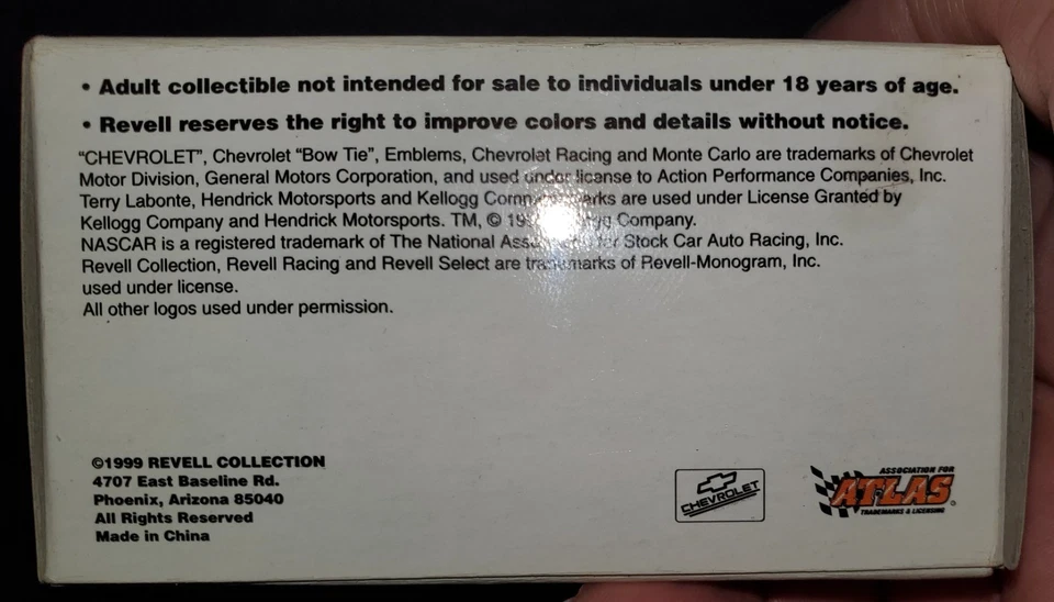 REVELL COLLECTION 1:64 TERRY LABONTE KELLOGG'S NASCAR CHEVY - Image 2 of 2