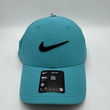 Nike Dri-FIT Club Structured Swoosh Cap Hat Medium/Large FB5625-345 Blue Unisex