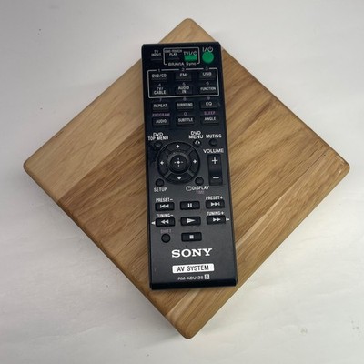 Sony RM-ADU138 AV System Remote DAV-TZ140 DAVTZ140 HBD-TZ140 HBDTZ140 - Tested