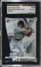 2017 Topps Finest Andrew Benintendi #66 SGC 100 PRISTINE 0a1