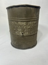 Vintage 1950s Paragon Flour Sifter Kitchen Decor, handle crank, High Grade Tin