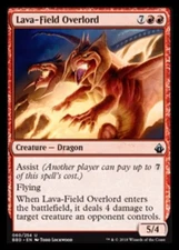 4x Lava-Field Overlord MTG Battlebond NM Magic Regular