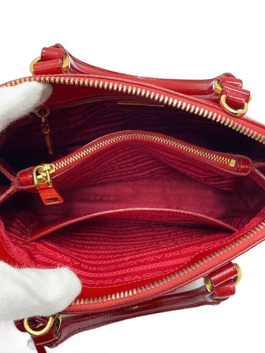 PRADA Shoulder Bag Leather RED BL0838 thumbnail 6