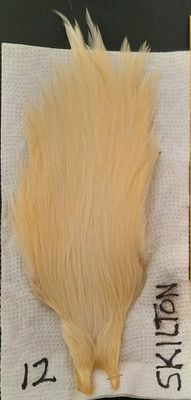 Sulphur Yellow Dry Fly Hackle Neck Cape Dry Fly Tying Feathers #12