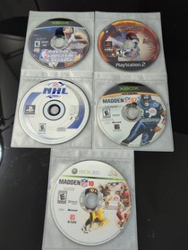 Mixed Console Sports Games Lot (UNTESTED)