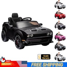 12V Kids Ride On Car Licensed Dodge Challenger Electric Vehicle w/ Parent Remote