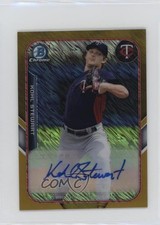 2015 Bowman Gold 13/50 Kohl Stewart #FFM-KST Auto r7d