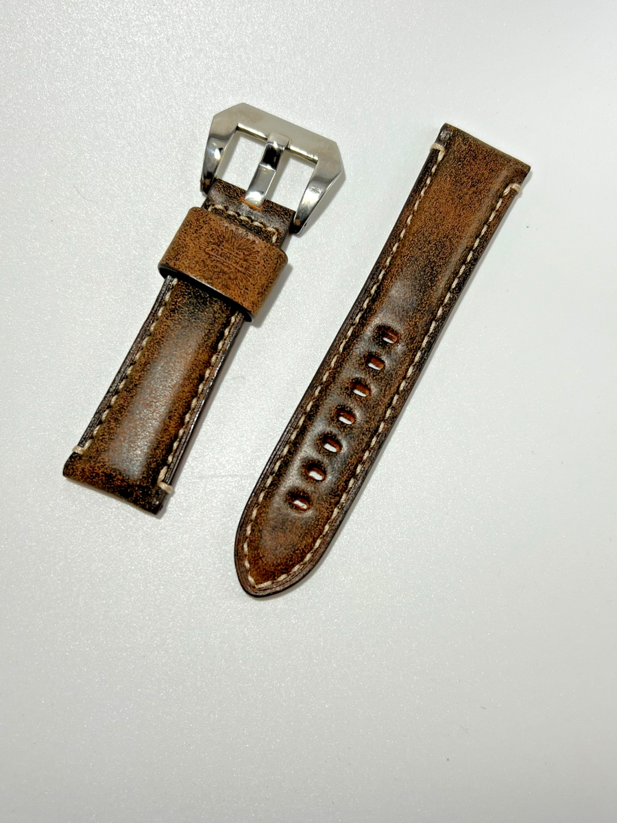 Cinturino Orologio Vera Pelle Satinata 18 20 22 Mm – Sgancio Rapido Per Shinola