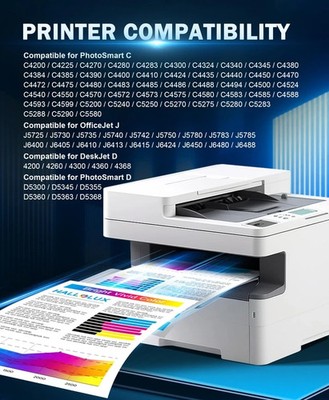 350 XL Replacement Cartridges for HP 350/351 Printers   Black Tri-Color