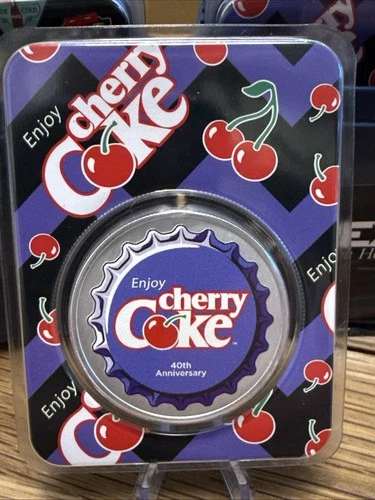 Coca-Cola 1 oz 999 Silver Colorized Round Cherry Coke(in TEP) - Silver Bullion4